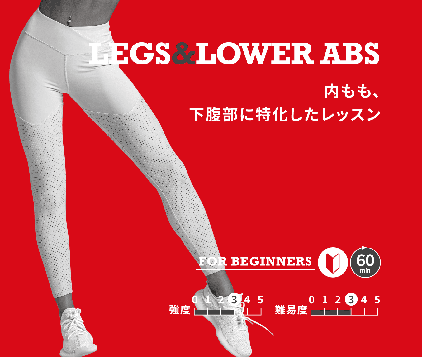 LEGS & LOWER ABS (脚･下腹部-入門)